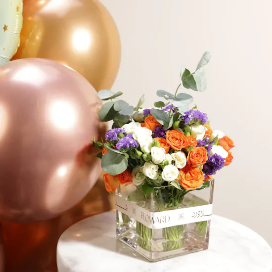 Happy Birthday Balloons | Flowers Vase