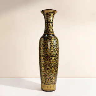 Magnificent Black and Gold Vase | 180 CM Magnificent Black and Gold Vase | 180 CM
