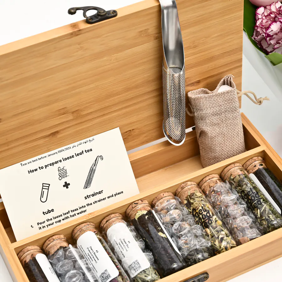 Birthday tea gift by Feelgood tea  2