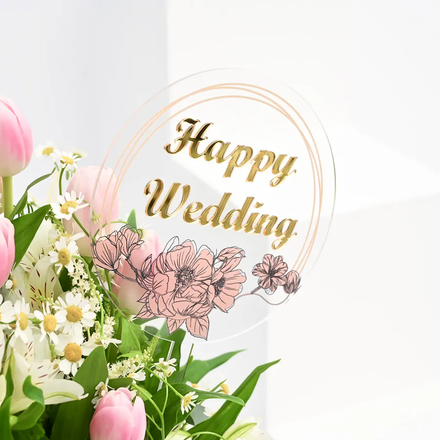 Wedding Soft Blooms | Glass Vase 4