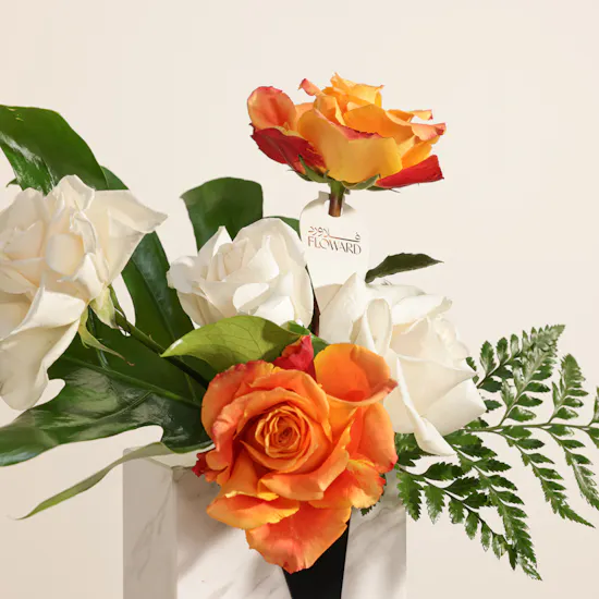 Vibrant Delight Rose Vase