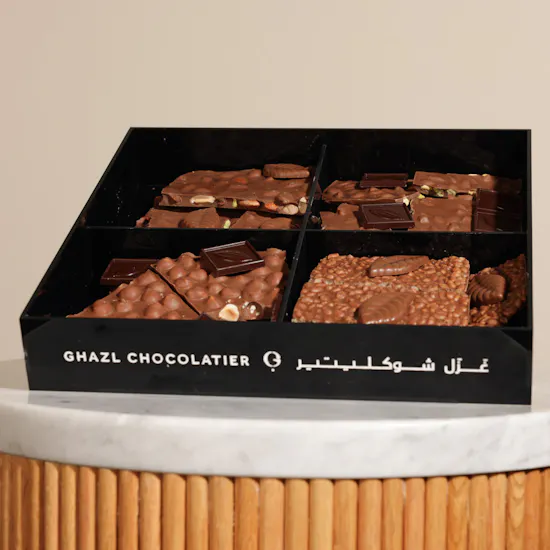 Ghazl Chocolatier Chocolate Luxury Acrylic Box