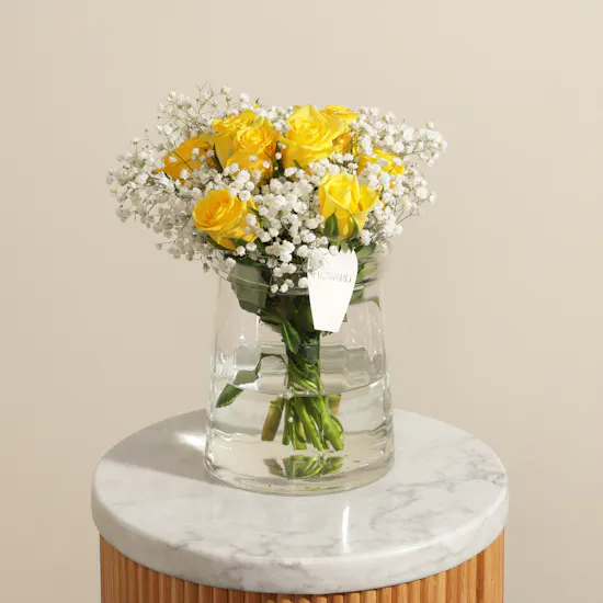 Sunny Bliss Flower Vase