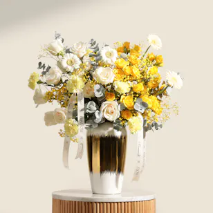 Sunlit Elegance Flower Vase Sunlit Elegance Flower Vase