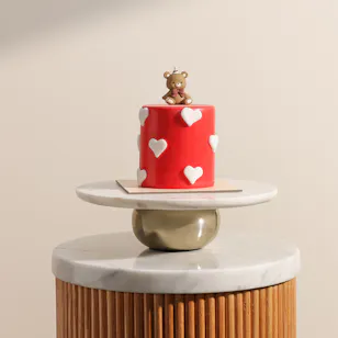 December Cake Bear Mini Love Cake