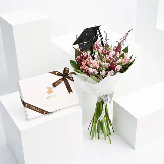 Abucci Chocolates | Graduation Blooms
