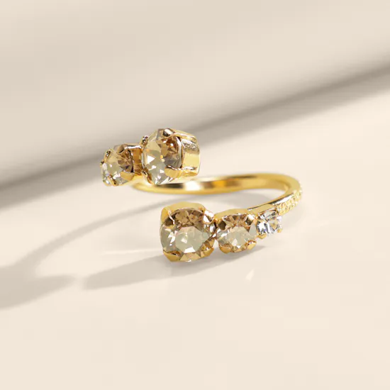Caroline Svedbom Golden Shadow Halo Ring