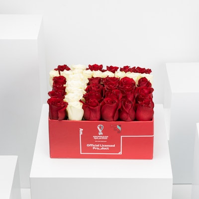 Denmark Flag FIFA Flowers Box