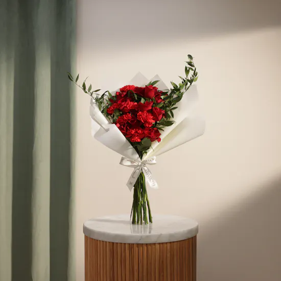 Crimson Promise Flower Bouquet