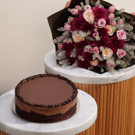 Floward Chocolate Mousse Cake | Elegant Bouquet