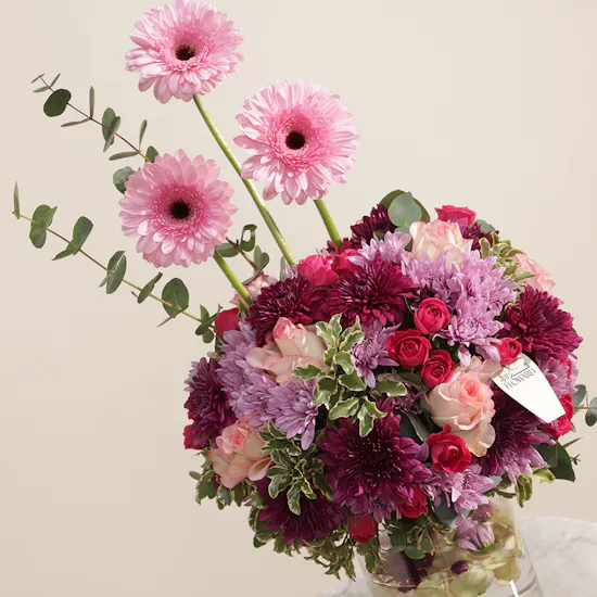 Cherry Lush Flower Vase