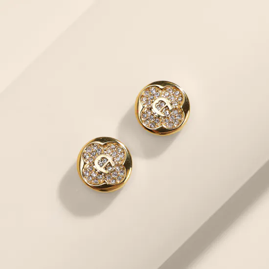 Aigner Aria Gold Tone Women's Earrings