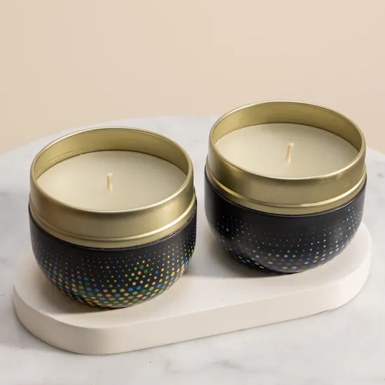 Candle Connection Polka Dots Candle Set