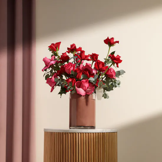 Congratulation on Graduation Pinkish Flowers Vase