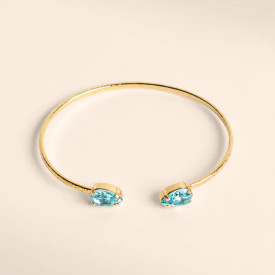 Caroline Svedbom Light Turquoise Petite Drop Bracelet