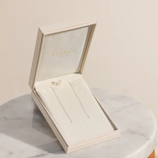 Persée Danaé Diamond Chain Line Earrings