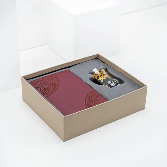 Dimlaj Shafa Glass & Notebook Set