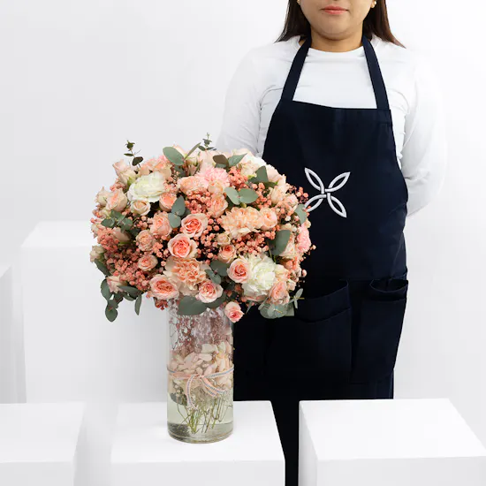 Delicate Flowers Vase