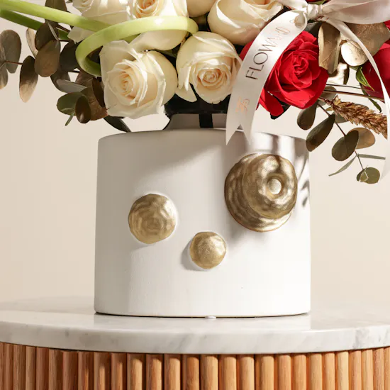 Blush of Love Flower Vase