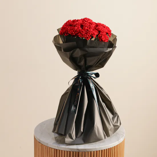 Luxury Red Carnation Bouquet