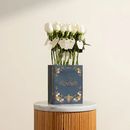 Teachers Day White Roses Giveaways