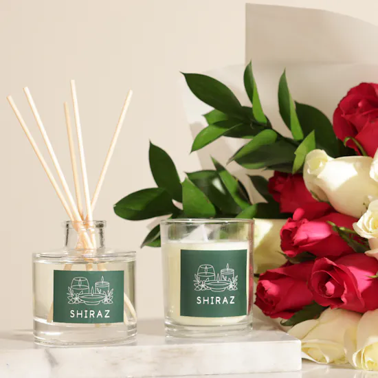 Shiraz Candle and Diffuser Gift Set | Whispering Flowers