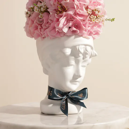Whispering Blush Muse Flower Vase