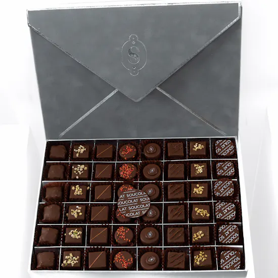 Soucolat Chocolate Box | Welcome Baby Boy Flowers
