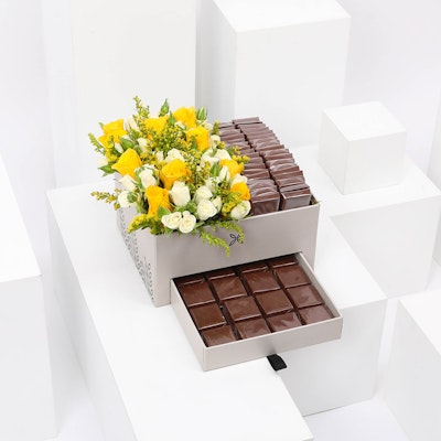 Hard Box of Chocolates & Roses