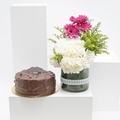 كيك شوكلاتة الفودج من سكر الندى | الأزهار المبهجة كيك شوكلاتة الفودج من سكر الندى | الأزهار المبهجة