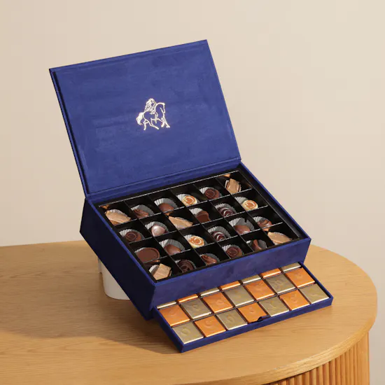 Godiva Chocolates Royal Navy Blue Box
