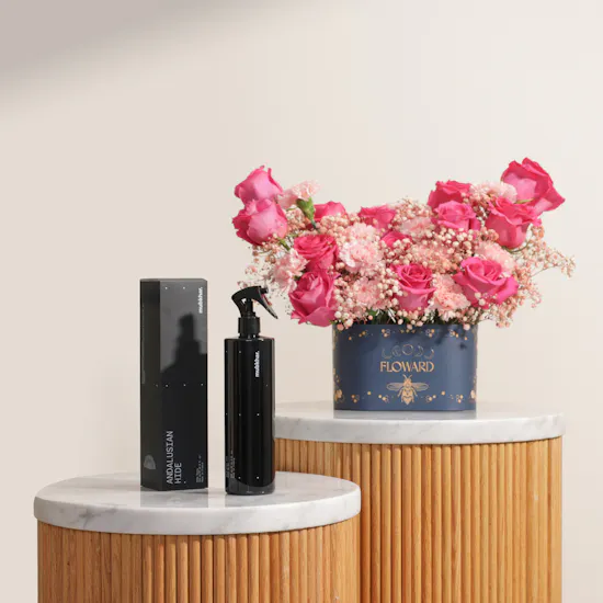 Mubkhar Andalusian Hide Home Spray | Jubilant Flower Box