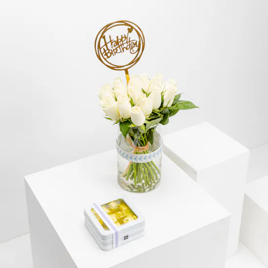 Patchi Tin Chocolate Box | Birthday Vase