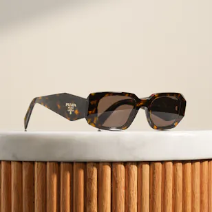 Prada Symbole Rectangular Frame Women's Sunglasses
