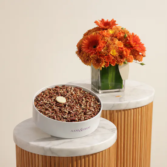 Aani & Dani Trifle Pecan Nut Caramel Cake | A Moment in Color Flowers