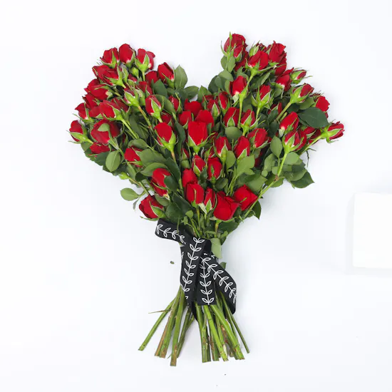 Red Heart Bouquet