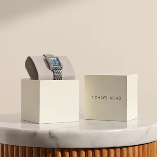 Michael Kors Emery Pavé Silver-Tone Women's Watch Michael Kors Emery Pavé Silver-Tone Women's Watch