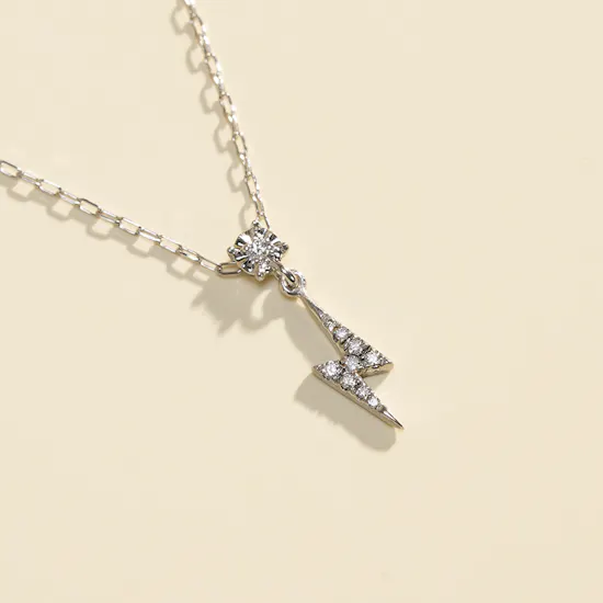 Izmirian Bolt Gold and Diamond Women's Necklace