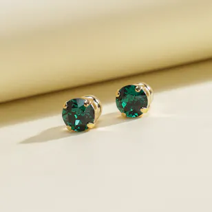 Caroline Svedbom Classic Stud Earrings Emerald For Women Caroline Svedbom Classic Stud Earrings Emerald For Women