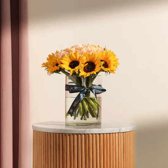 Sunshine Blooms Flowers Vase