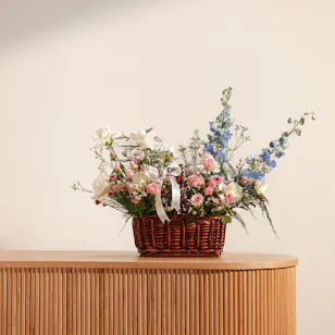 Serenity Floral Basket