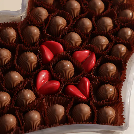 Floward Heart Chocolate Tray