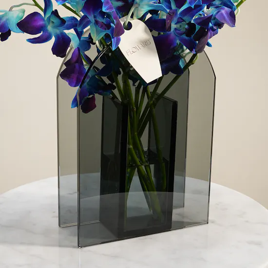 Morning Mist Blue Baby Orchid Vase