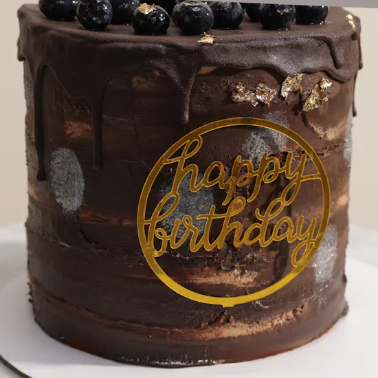 Floward Chocolate Blueberry Birthday Cake