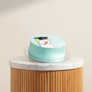 Floward Graduation Class 2026 Blue Cake 