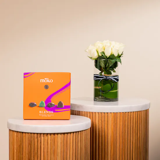Moko Chocolate Box | Roses Vase