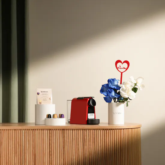 Nespresso Coffee Machine | I Love You Sentimental Flowers Box