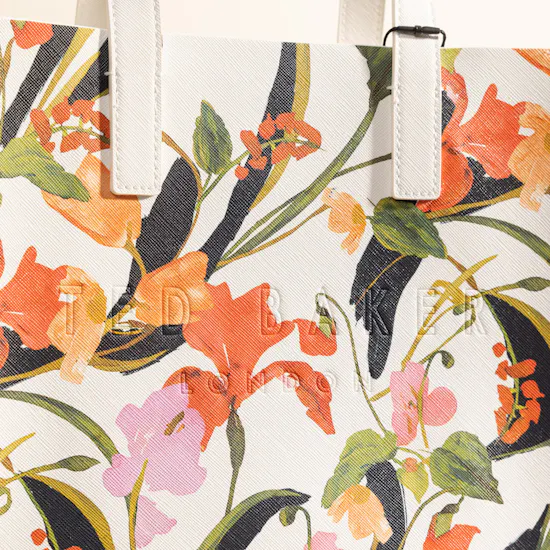 Ted Baker Floweia Floral Printed Medium Icon Bag