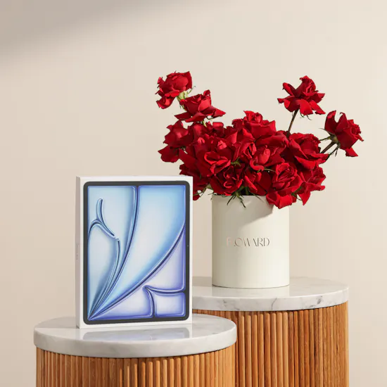 Apple Blue 13-inch iPad Air M3 Chip Wi-Fi 256GB | Charming Flowers
