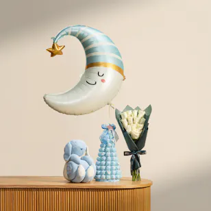 Welcome Little Prince Gift Set | Delicate Flowers Welcome Little Prince Gift Set | Delicate Flowers
